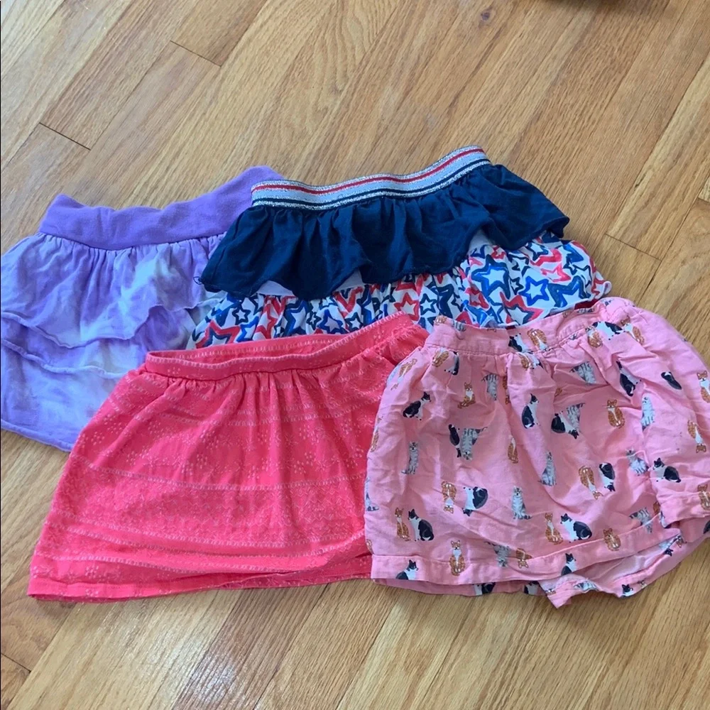 Lot Bundle Toddler Skirts 4T